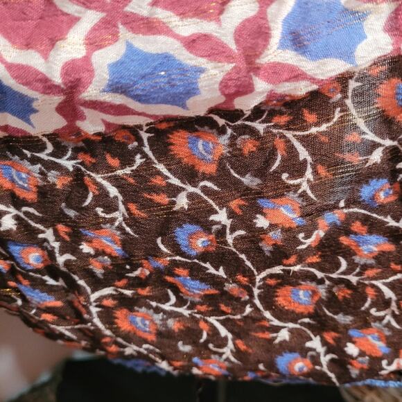 Anthropologie Nalini Kimono Cardigan Boho Floral One Size Loungewear Indie Batik - Picture 9 of 10